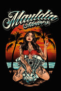 Shovel Head Pinup Sticker