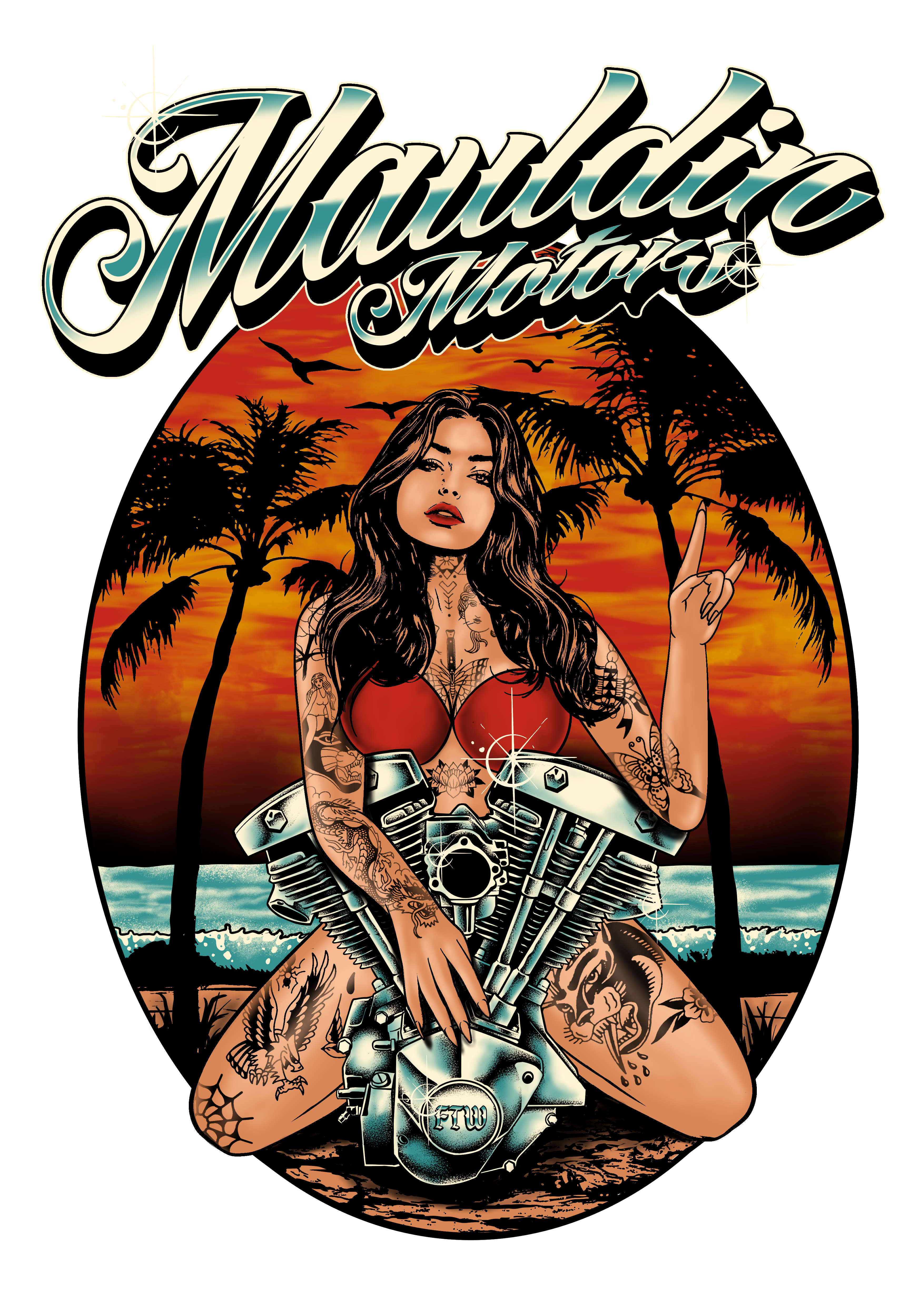Shovel Head Pinup Shirt